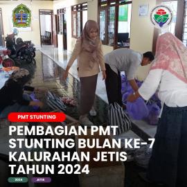 Pendistribusian PMT Stunting Bulan ke-7 Sebanyak 32 Paket